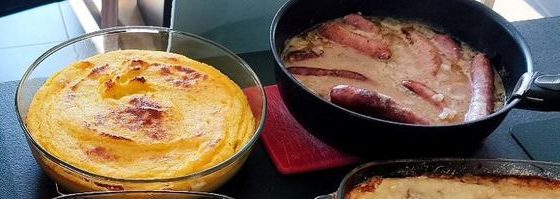Diots & polenta